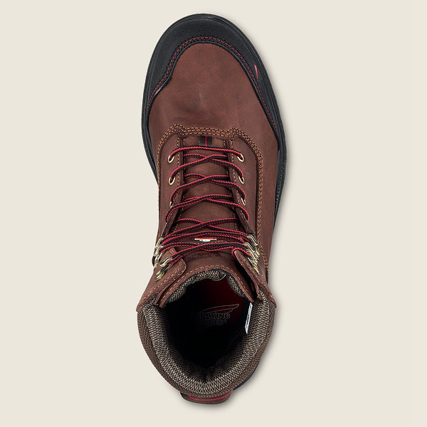 Bottes de Sécurité Red Wing - Brnr Xp - 8-Inch Waterproof Csa Toe - Marron/Noir - Homme 107VTACXZ